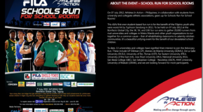 FILA and Athletes in Action’s Advocacy Run in JULY 7, 2012