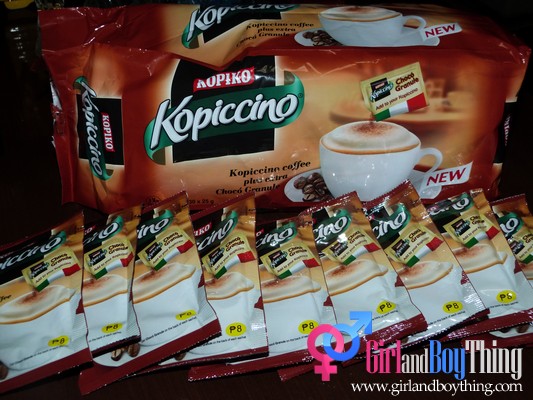 Coffee with a twist of Chocolate... KOPIKO Kopiccino