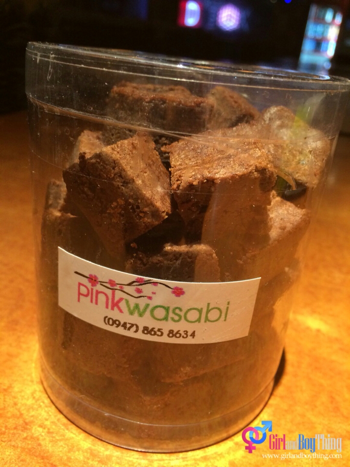Pink Wasabi Tableya Fudgy brownie bites gbt