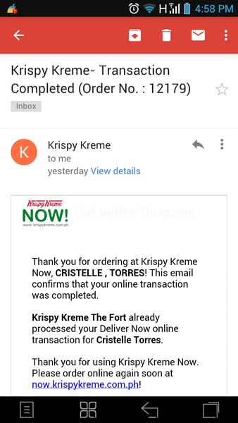 Krispy Kreme Mobile app15