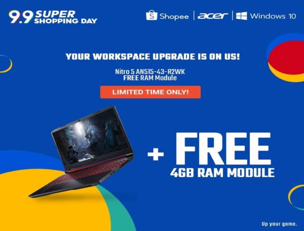 Acer Offers Workspace Upgrades with Shopee 9.9 Exclusive Deals