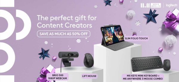 Ring in the Festive Season with the Ultimate Logitech Gadget Haul this 11.11 on Lazada!