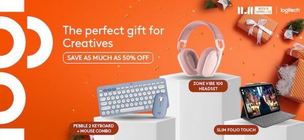 Ring in the Festive Season with the Ultimate Logitech Gadget Haul this 11.11 on Lazada!