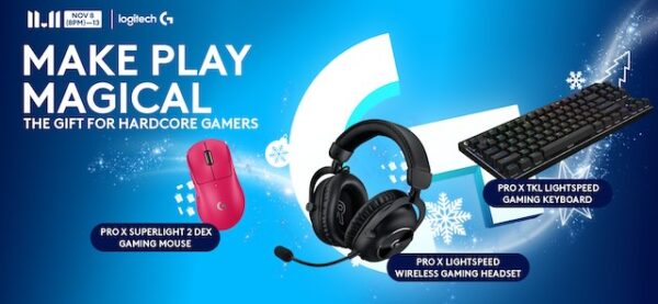 Ring in the Festive Season with the Ultimate Logitech Gadget Haul this 11.11 on Lazada!