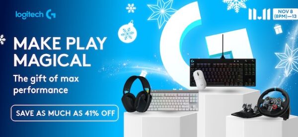 Ring in the Festive Season with the Ultimate Logitech Gadget Haul this 11.11 on Lazada!