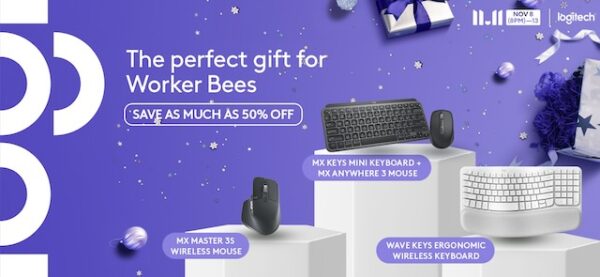 Ring in the Festive Season with the Ultimate Logitech Gadget Haul this 11.11 on Lazada!